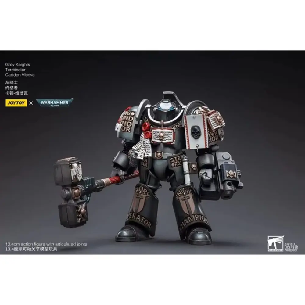 JOYTOY Warhammer 40K Gray Knights Terminator Caddon Vibova شخصيات الحركة مجموعة الدمى هدية تزيين النموذج الأصلي