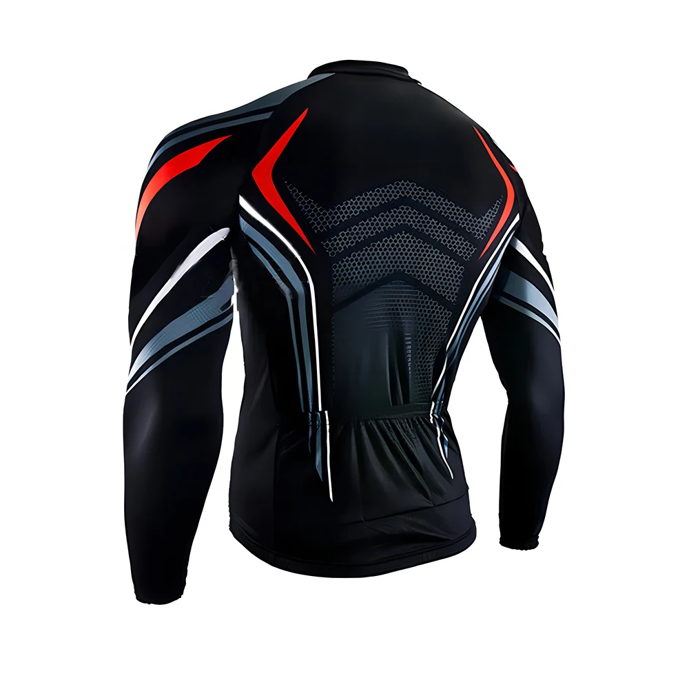 Men’s Summer New Team Jersey Men\'s Long Sleeve Cycling Jersey Bike Riding Wear Bicycle Clothes