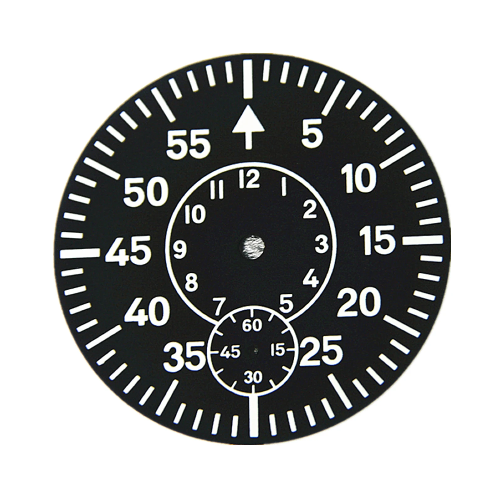 

Высококачественный черный циферблат часов 38,9 мм для ETA 6497 6498, прочный зеленый светящийся циферблат часов 6/9 часов для Seagull ST3620 ST3600