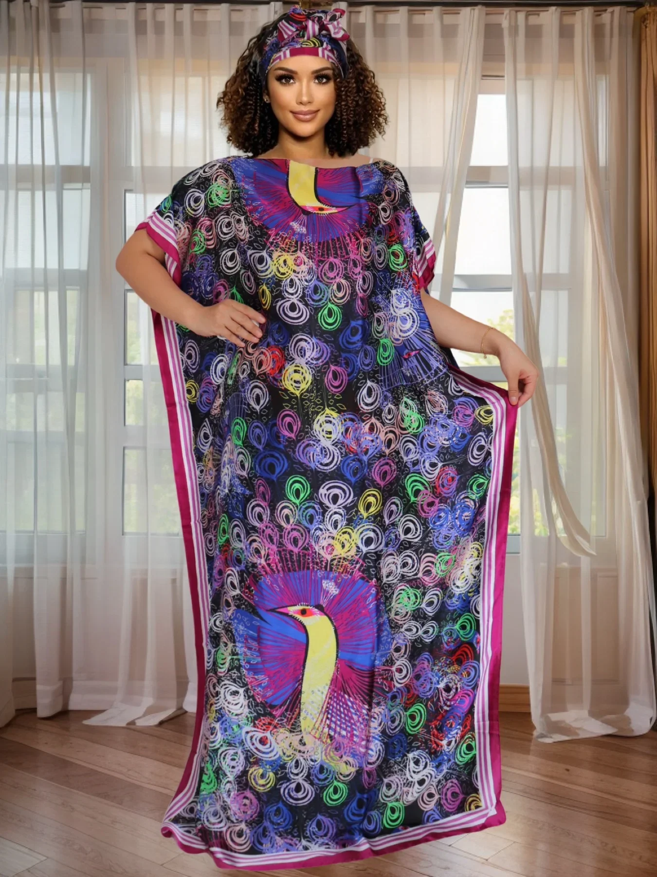 

Vintage Style Retro Loose Fit Comfortable Beach Dress
