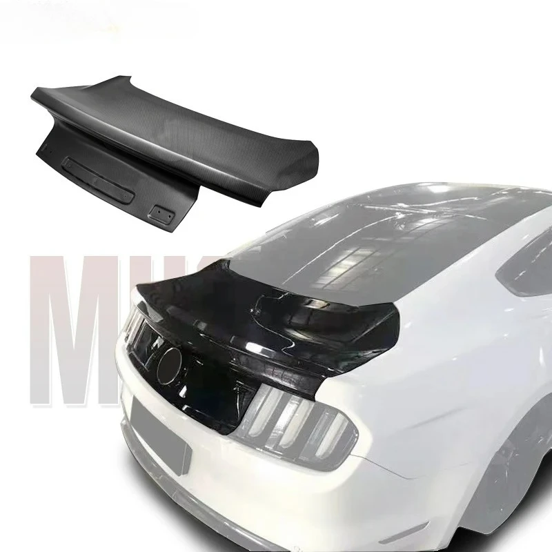 

Customized Production of Carbon Fiber Trunk Lid Spoiler for Mustang