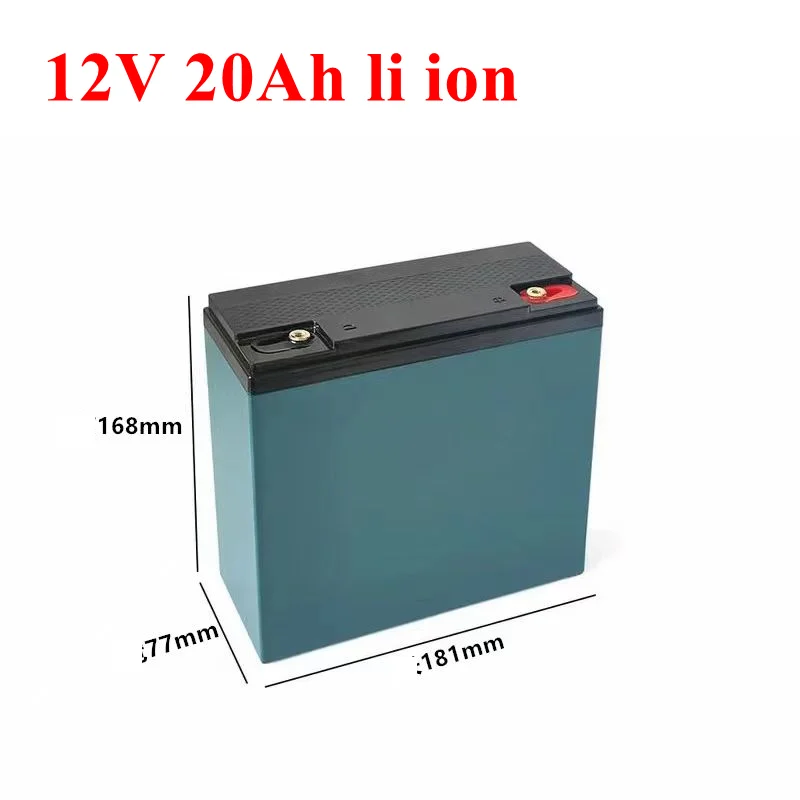 

12v 20ah 30ah 50ah 60ah Li-ion Battery BMS 3S for Backup Power Golf Cart Trolley LED Light Searchlight Inverter Xenon Light