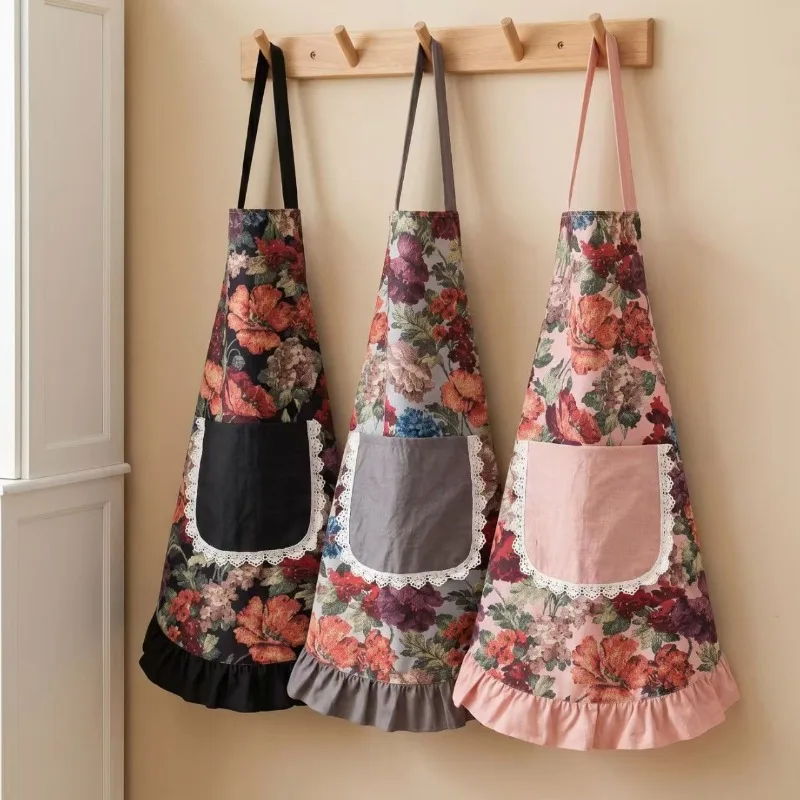 High Value Waist Sleeveless Waterproof Durable Apron Dirt Resistant Work Kitchen Cooking Catering Comfortable Smock for Women