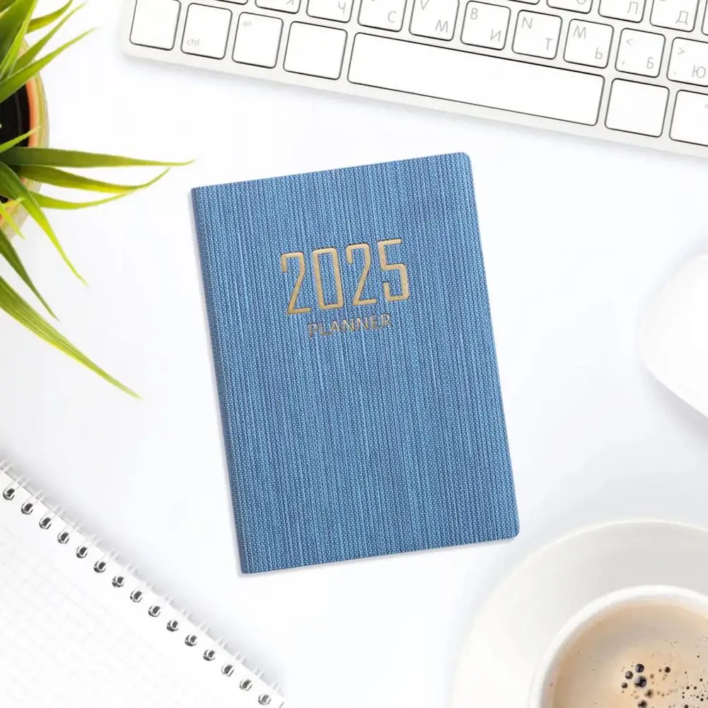 Thick Paper Notebook Soft-touch Cover Notebook 2025 Planner with Thick Paper Faux Leather Cover Smooth Writing Notebook for No