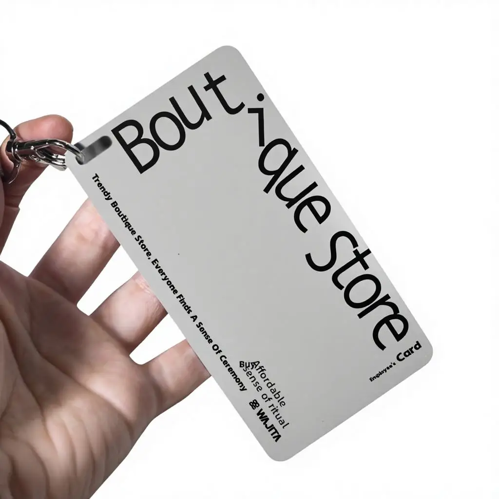 1mm Thick Custom PVC ID Cards Personalized Event Staff Badge  VIP Pass Entry Access Plastic Identification Badge