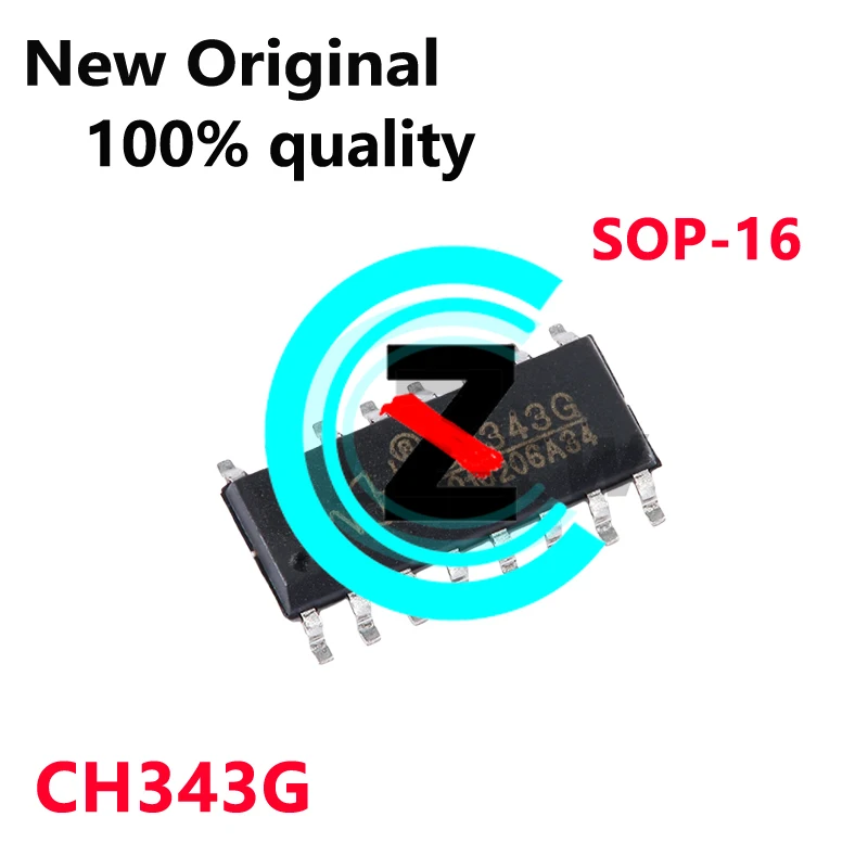 10/PCS New Original CH343G SOP-16 USB to high-speed serial port chip In Stock