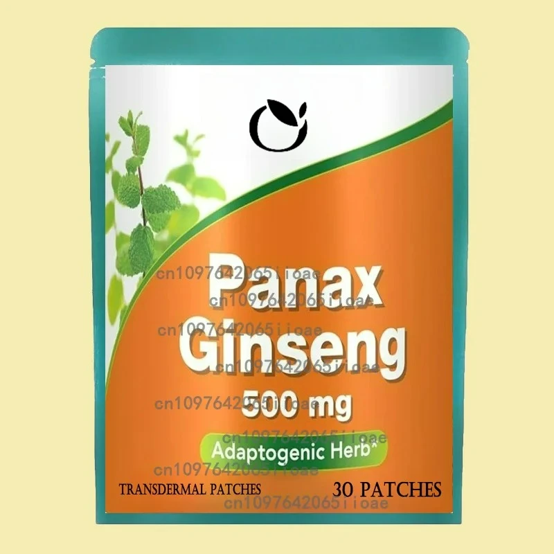 

Корейские красные переплетные нашивки Panax с женьшенем и энергией гинкго билоба, фокус производительности для мужчин и женщин, 30 нашивок