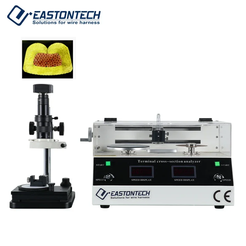 EW-2540 Automatic terminal cross-sectional analyzer auto cutting and grinding machine fast testing report