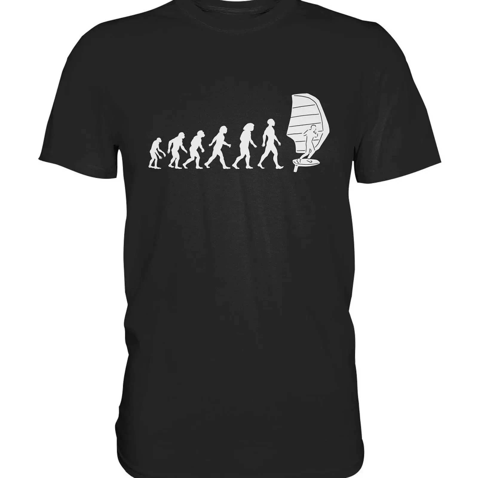 Wing Foil Evolution Foiler Idea Windsurfing Windsurf Foiling T-shirt pour hommes, style vintage délavé, vêtements décontractés de créateur