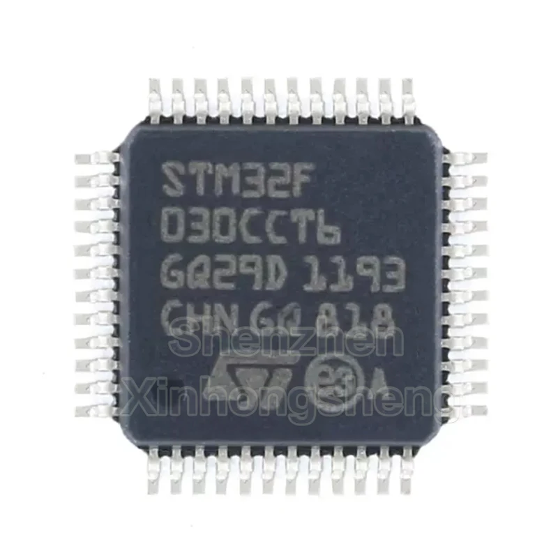 

5PCS Original authentic STM32F030CCT6 LQFP-48 ARM Cortex-M0 32-bit microcontroller -MCU