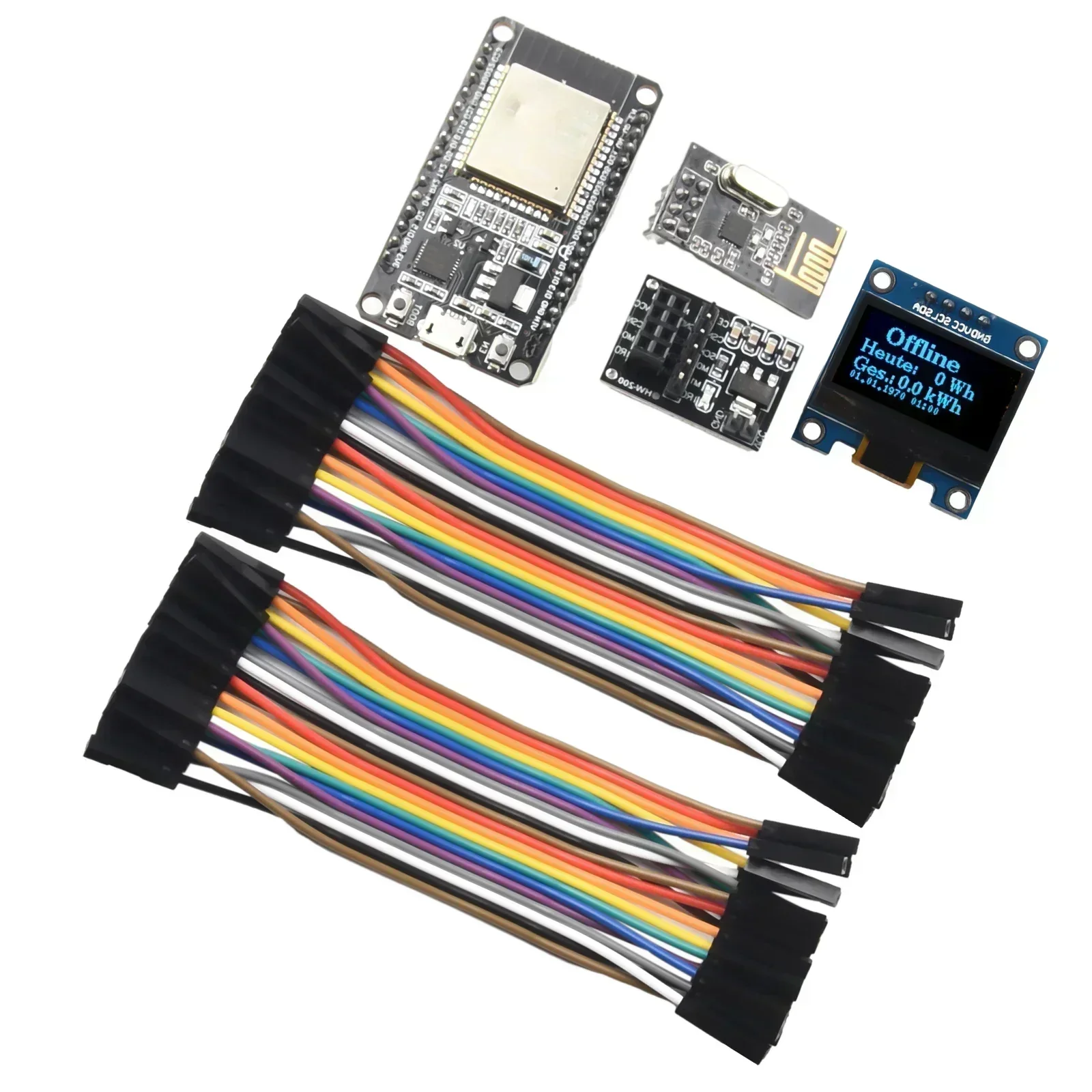 

Seamless OpenDTU Solution ESP32+NRF24L01+Cable+Display Module Easy Installation Stay Connected Wide Compatibility