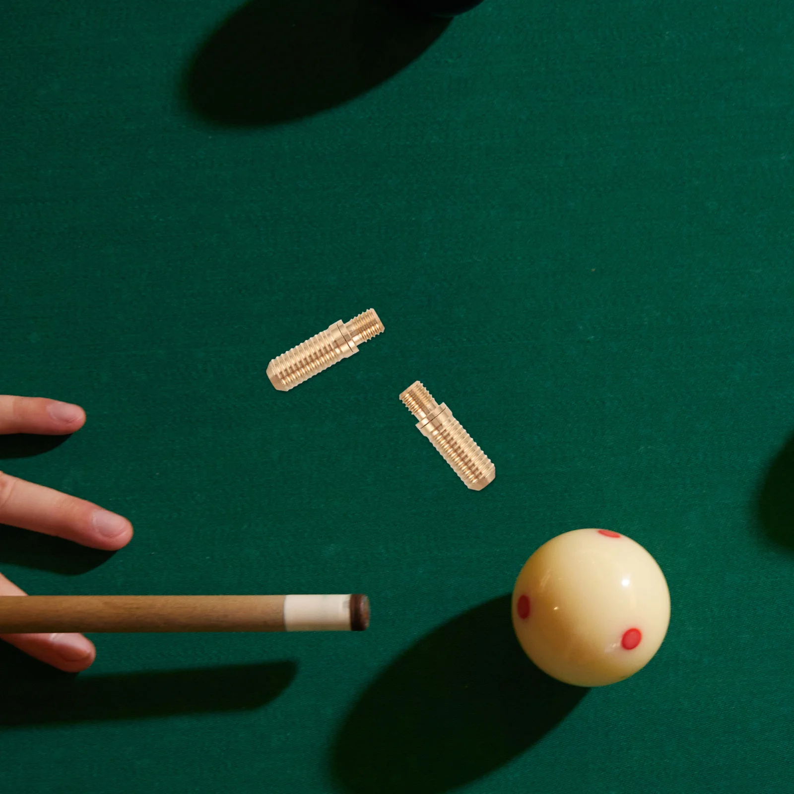 4 قطعة مسامير مشتركة عصا البلياردو موصلات النحاس الصلبة لتمديد جديلة حمام السباحة وإصلاح مجموعة إمدادات الأجهزة #5