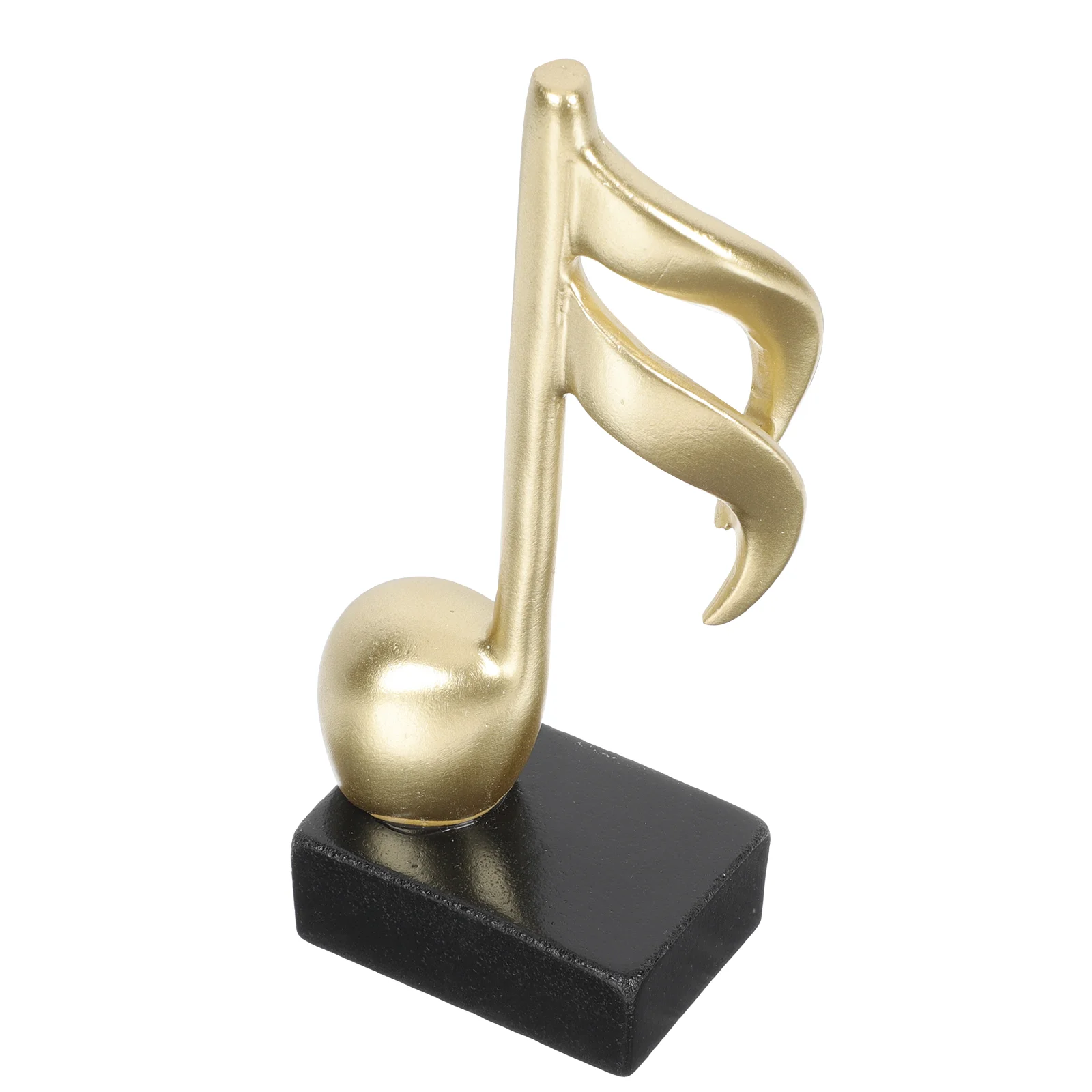 Music Note Statue Trophy Decor Desktop Decoration Musical Shape Funny Cup Table Decorations