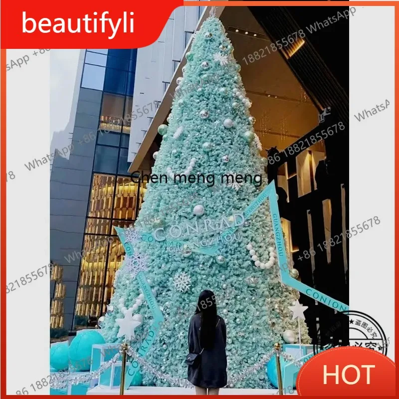 

b73 Large Christmas Tree Package 3/4/5/6/10m Outdoor Frame Luxury Plaza Hotel Christmas Decoration