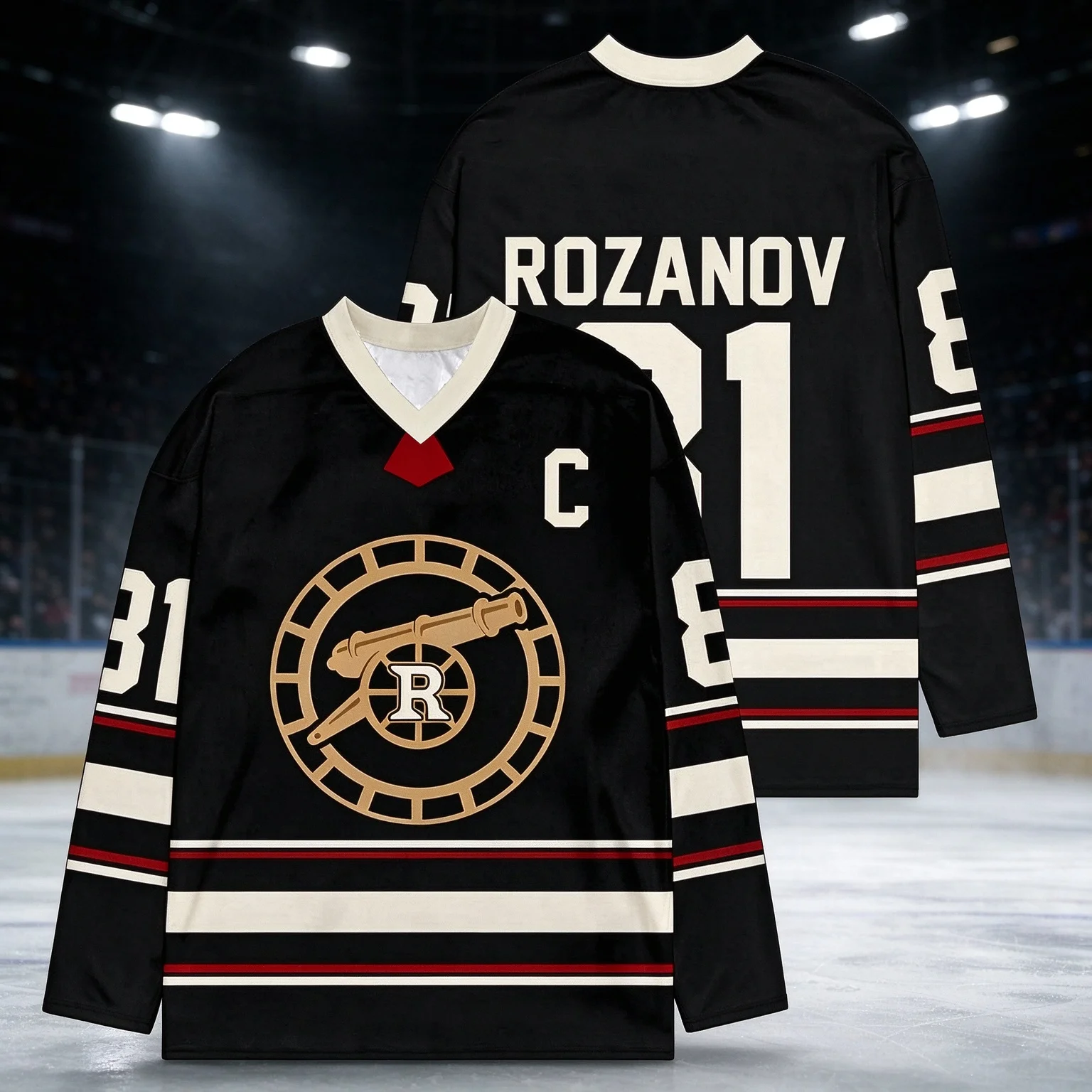 2026 Fashion Passion Fight Hockey Jacket Long Sleeve TRozanov HOLLANDER T-shirt Unisex Top Hoodie Printed Family Wear