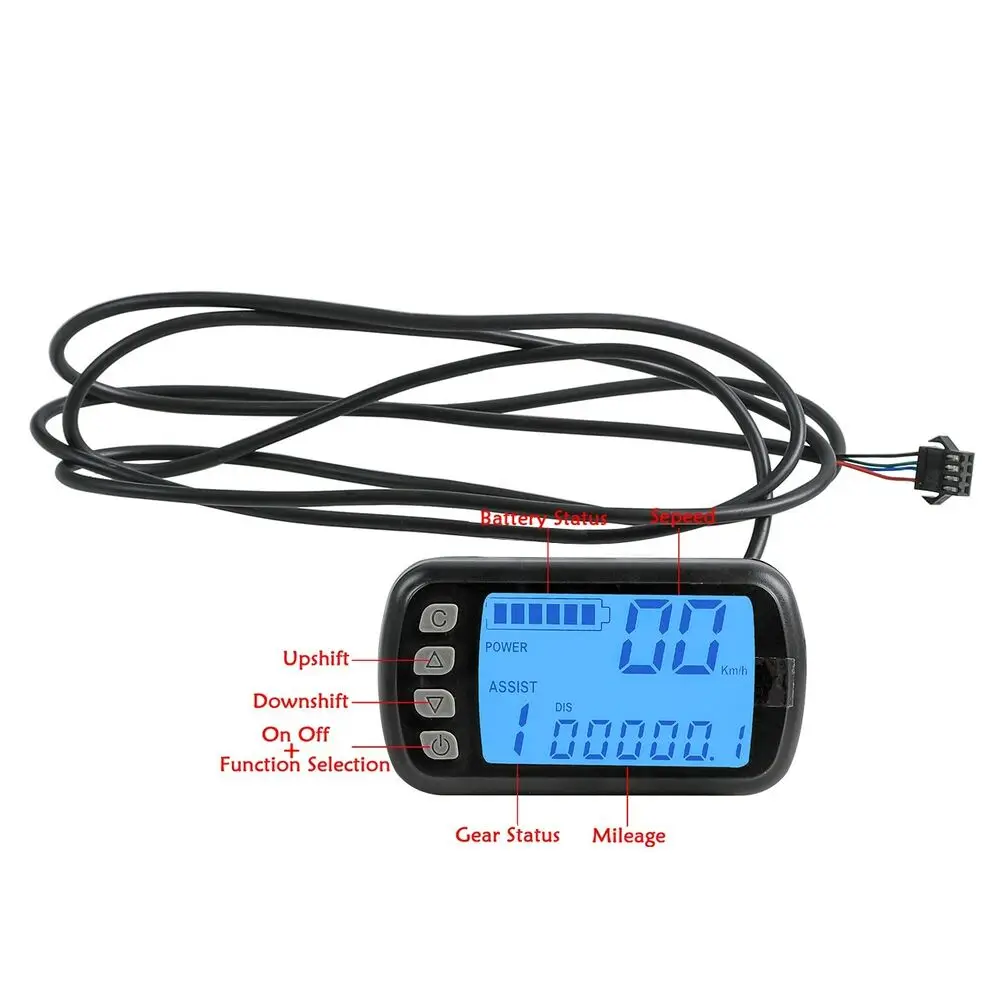 

TDPRO 48V Battery Indicator Power Display Speedometer For Electric Go Kart Golf Cart