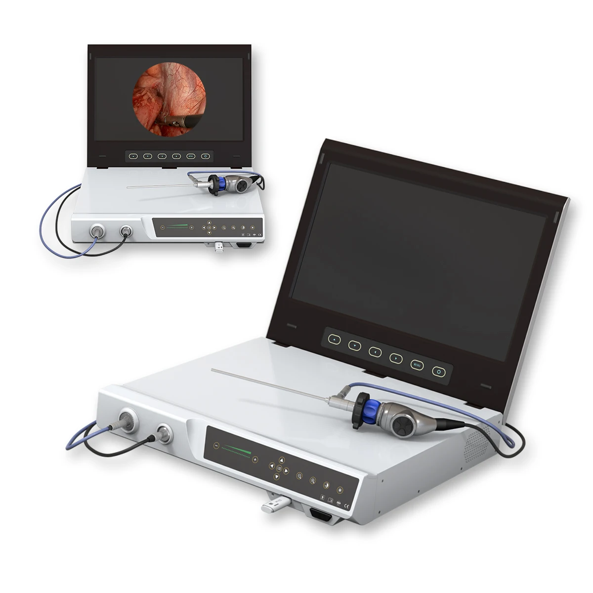 Factory Supply Portable All-in-One Medical Endoscope System Real-Time Imaging for Surgery Diagnostics Metal Electric Power