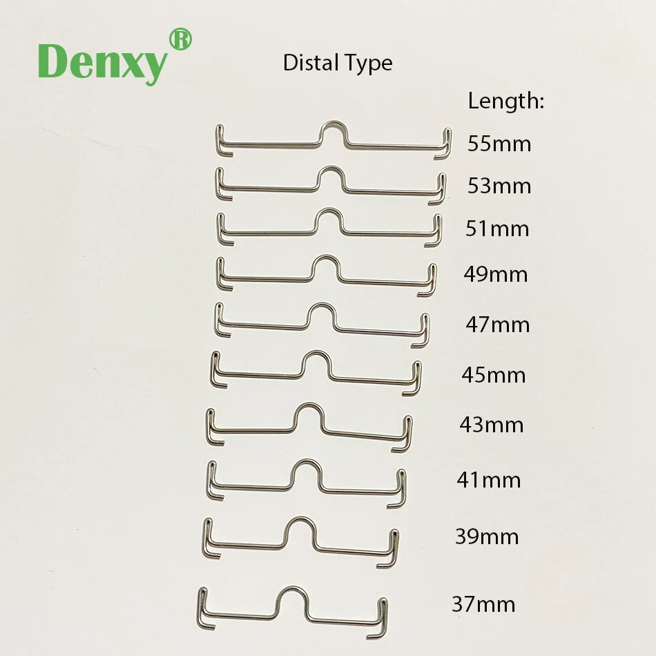 DENXY 10 Stück Dental-Kieferorthopädische Gaumenschienen für das Molarenband mit Lingualhülle, hochwertige Transpalatal-Stäbe – Detail 6