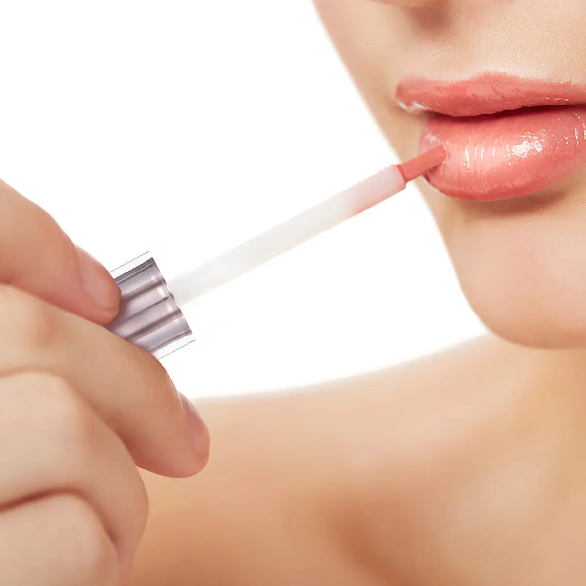 10 contenitori lucidi trasparenti, ricaricabili, vuoti, per lucidalabbra, leggeri e portatili, per truccatori e stilisti