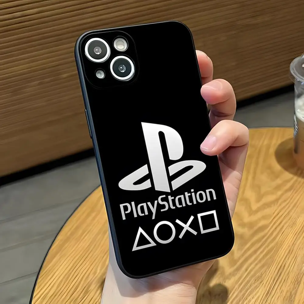 PS5 شعار اللعب محطة جراب هاتف آيفون 17 برو ماكس 16 15 14 برو ماكس 13 11 X Xs Xr 8 7Plus غطاء سيليكون #5
