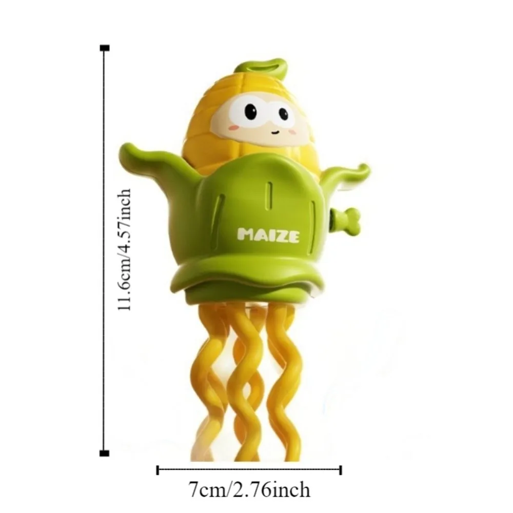Plástico dança milho relógio brinquedos simulação balançando andando dança polvo coleção móvel relógio dança polvo