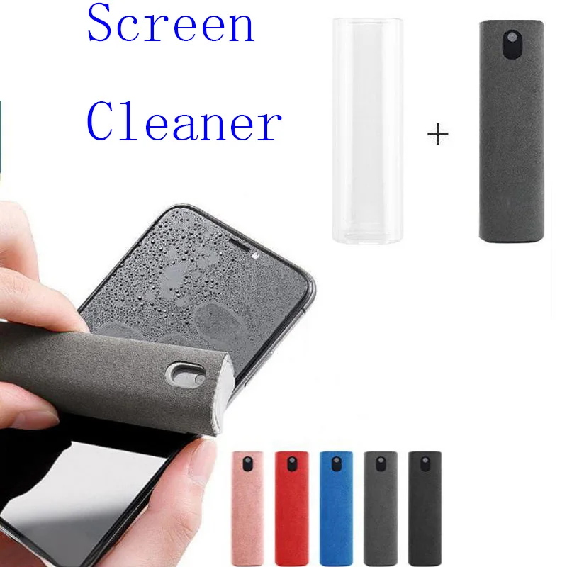 2 in 1 Computer Phone Display Cleaning Set with Microfiber Cloth Screen Cleaner Spray Vacuum Cleaner Tools Supplies DNQJYP03