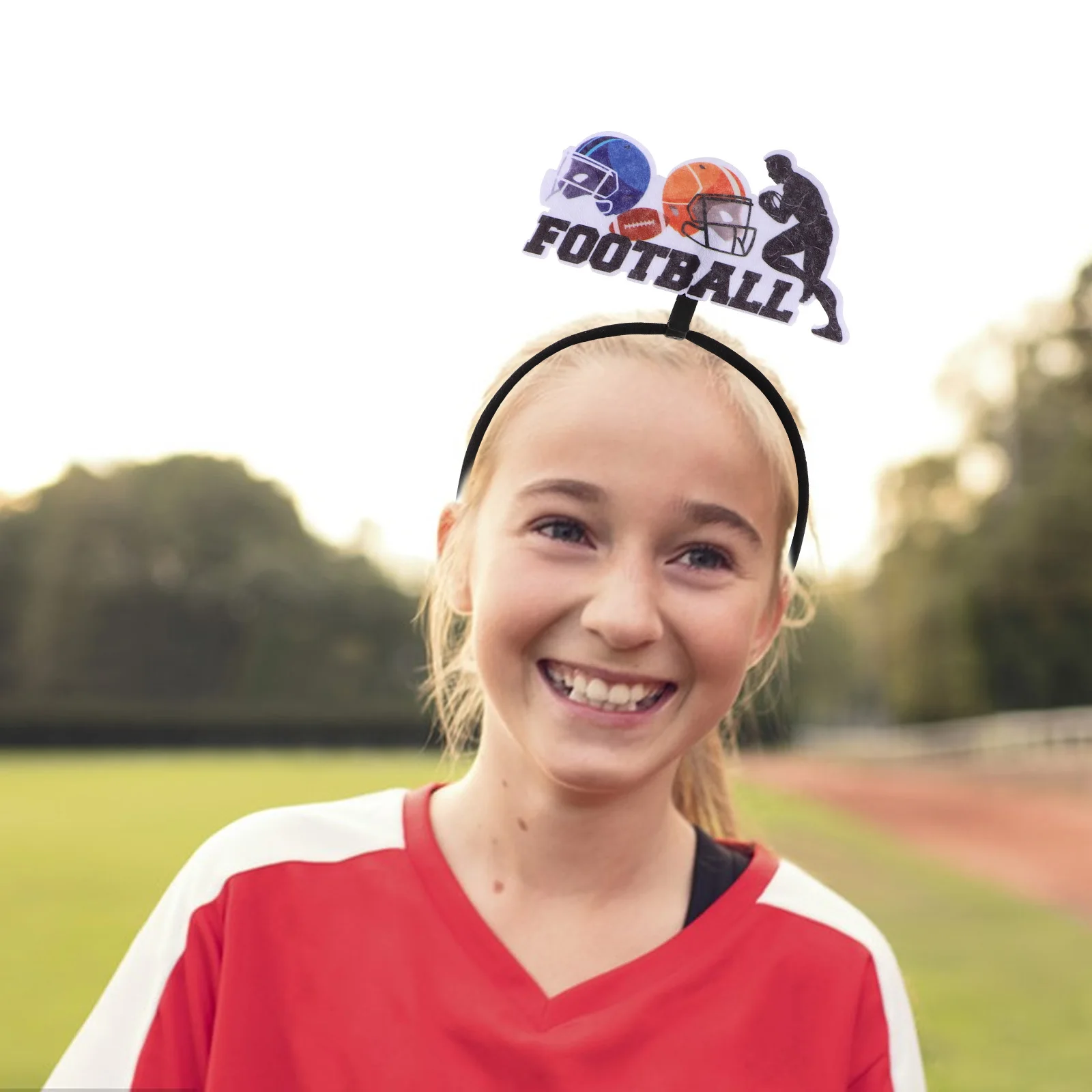 

Football Headband Sports Theme Party Game Day Hair Accessories Football Party Headwear Rugby Headband