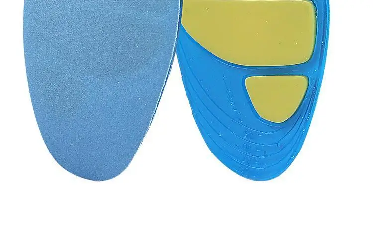 Silikon-Gel-Einlegesohlen, Fußpflege für Plantarfasziitis, Fersensporn, Laufen, Sport-Einlegesohlen, Stoßdämpfungspolster, orthopädische Einlegesohle für den Bogen – Detail 10