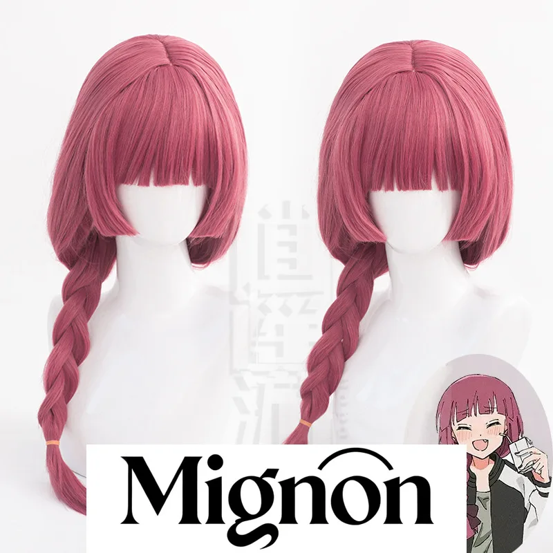 

Бокки Рок! Хирои Кикири Косплей Парик Химе Срезанные Косы Лолита Подарок на Хэллоуин