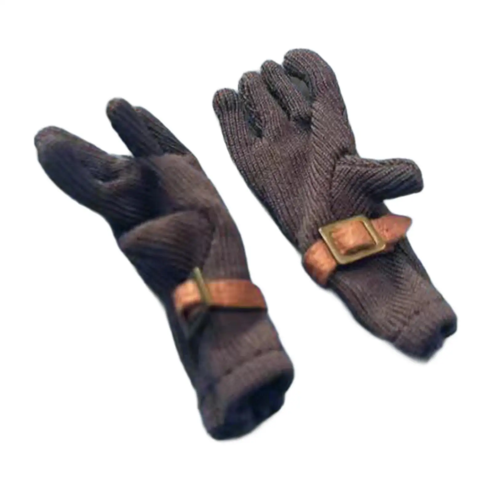 1/6 Scale Action Figures Gloves,Doll Accessories,A Pair Doll Decor,Sturdy Miniature Gloves Model for 12