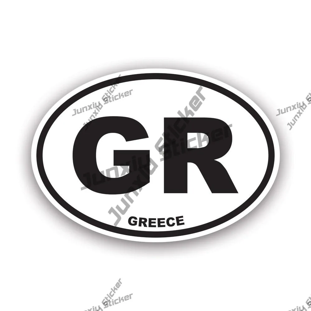 

Greece Oval Sticker Greek Flag Country Code Euro Gr Uv Protected Decal Door Vinyl Sticker Automobiles Parts And Accessories Pvc