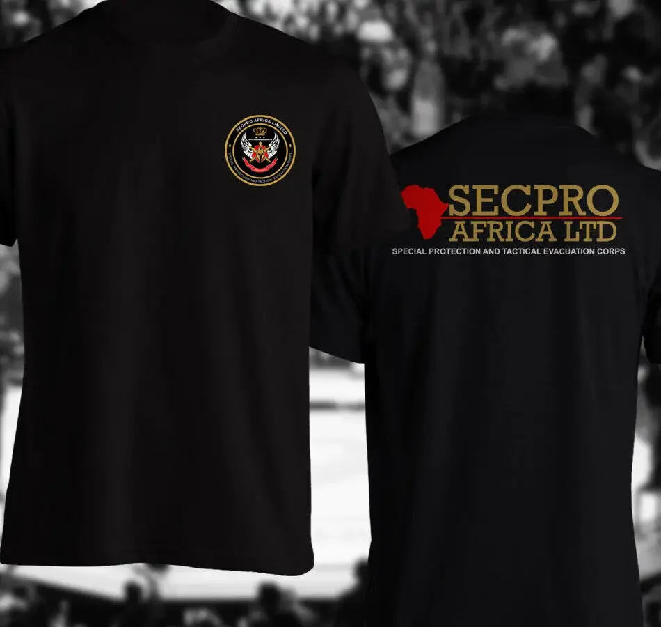 Secpro Africa Military Contractor Special Force Men T-Shirt Short Sleeve Casual 100% Cotton O-Neck Summer T Shirt