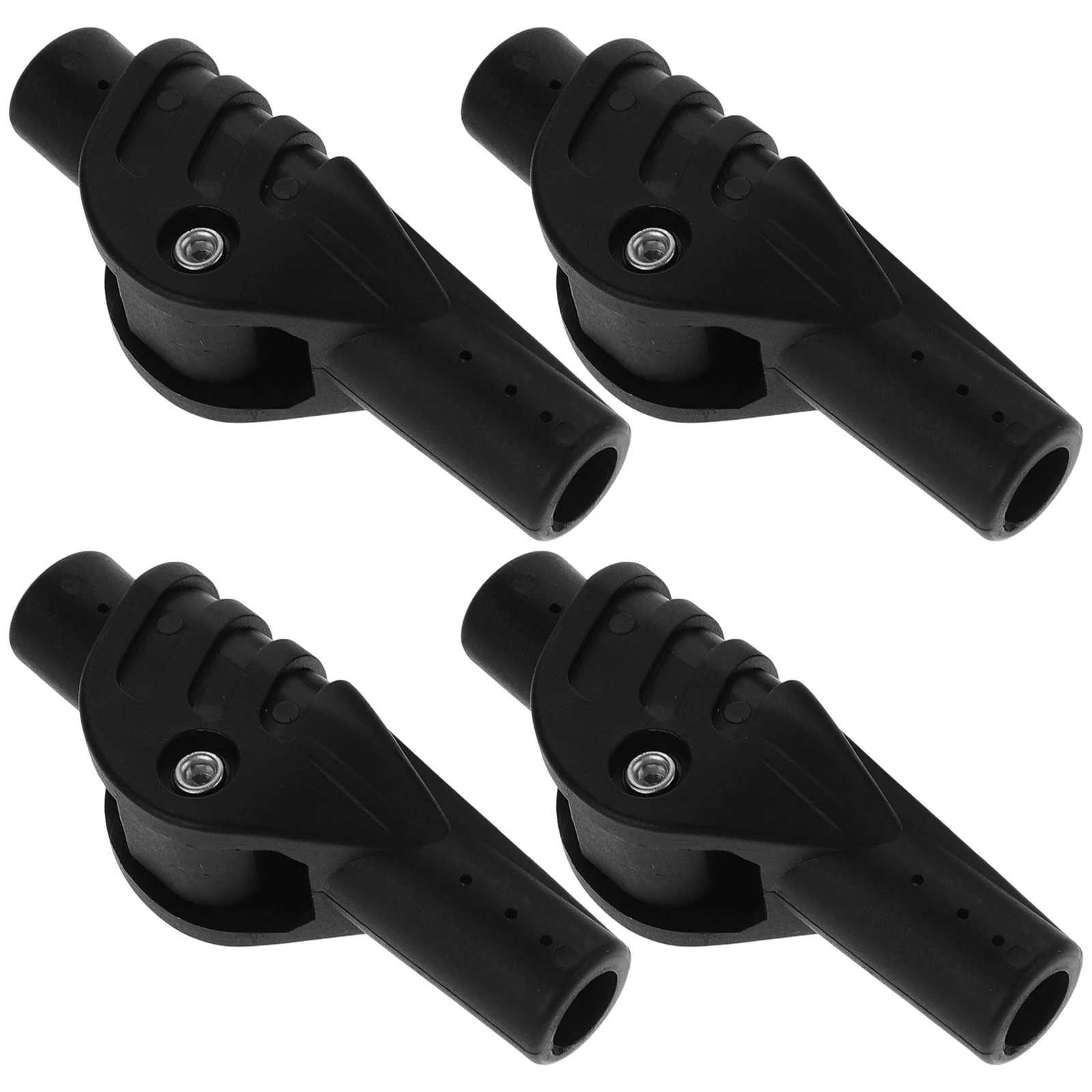 

4 Pcs Tent Support Pole Accessories Part Camping Supplies Joint Connectors Outdoor Coupling Plastic Folding Repair