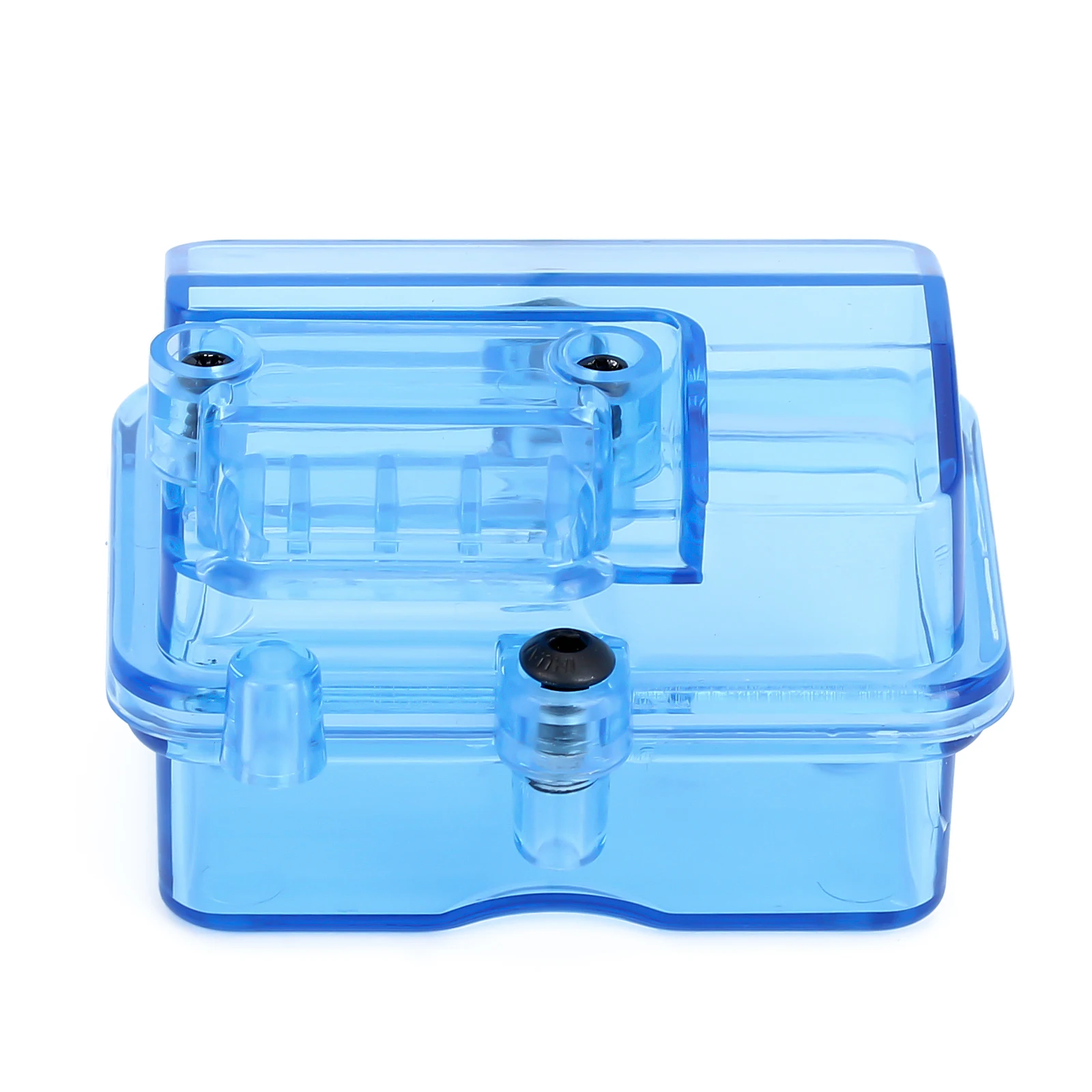 1PCS Blue Plastic Radio Receiver Device Box Waterproof for 1/10 RC Crawler Car Upgrade Parts