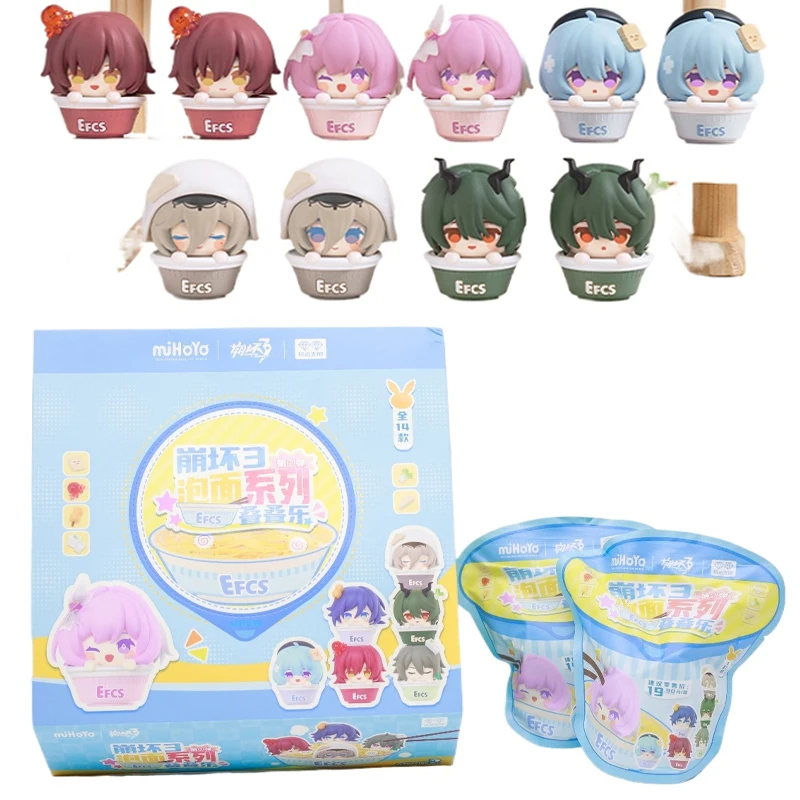 

Подлинная штабелируемая слепая сумка MiHoYo Honkai Star Rail, серия Instant Noodle, модные коллекционные подарки в стиле аниме, игрушки