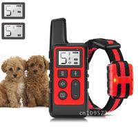 500M Dog Training Collar Pet Electric OFF Control Collar Remote Rechargeable LCD Display Dog 30% Training Waterproof Tool with