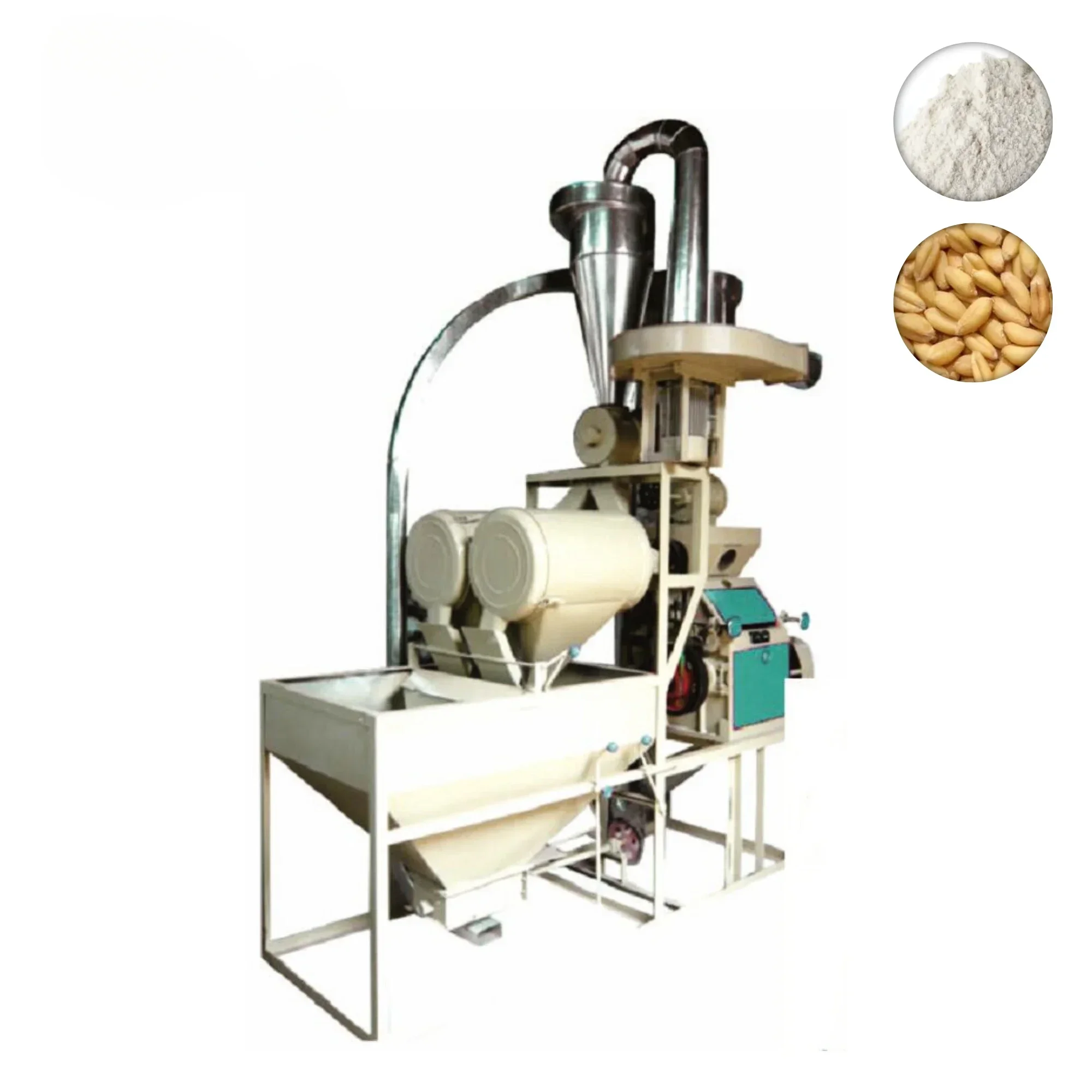 factory direct sales  Automatic 500kgs/h Corn Mill Grinder Maize Flour Milling Machine