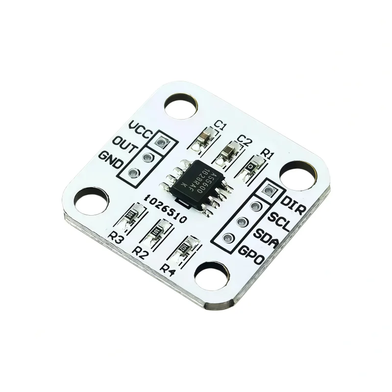 AS5600 Magnetic Encoder 12-bit 3.3V Non-contact High Precision Magnetic Induction Angle Measurement Sensor Module