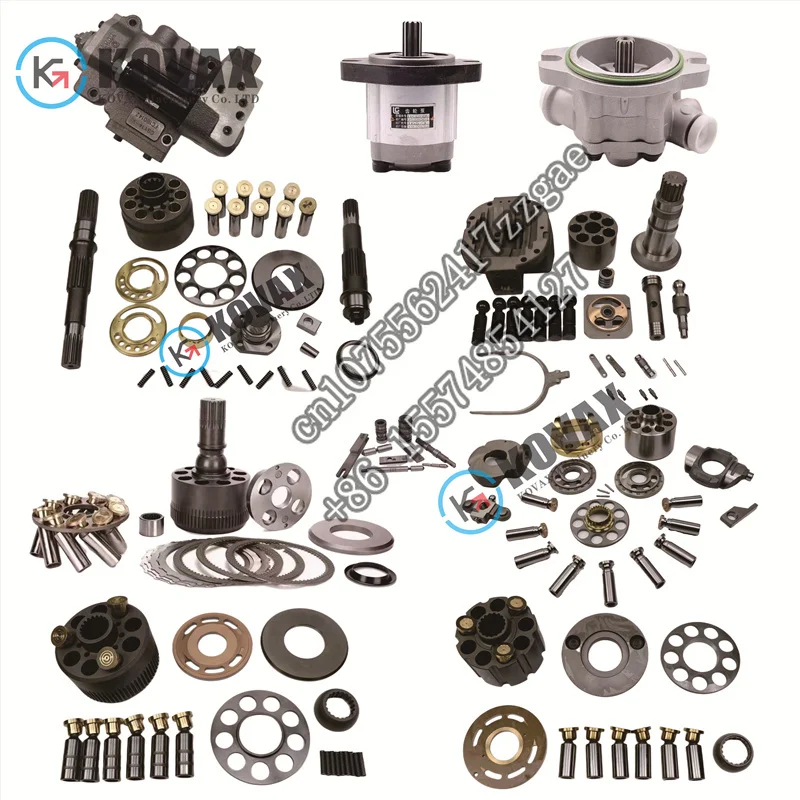 Factory Supply Excavator Hydraulic Parts Repair Kits Main Pump Piston Swing Motor Pump Travelling Motor