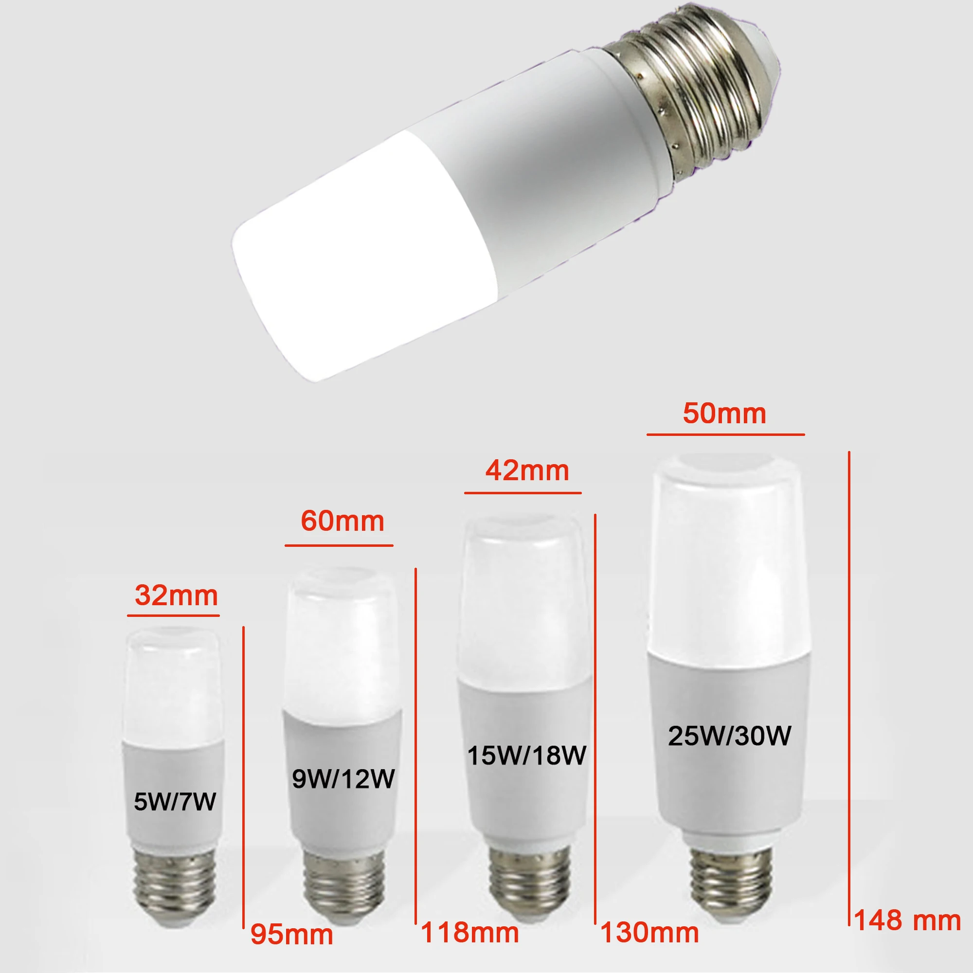 DIY LED u-home wysoki CRI Ra 95 + 80-100lm/W AC100-230V E27 żarówki LED oświetlenie lampy ochrony oczu dla pokoju Student Study School Office