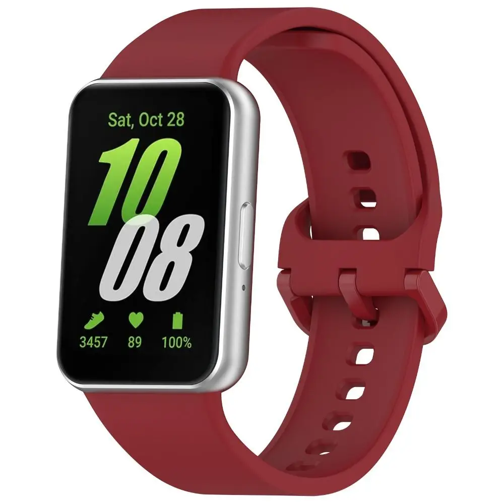 New Replacement Silicone Strap Watchband Smart Watch Watch Bracelet Sport Accessories Wristband for Samsung Galaxy Fit 3