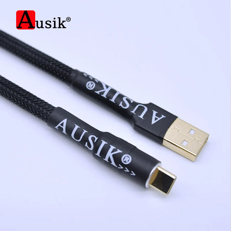 HiFi 2.0 USB Type A To C Data Cable / Canare Audio Cable for PC MP3 CD DVD Amplifier DAC AUSIK AS016