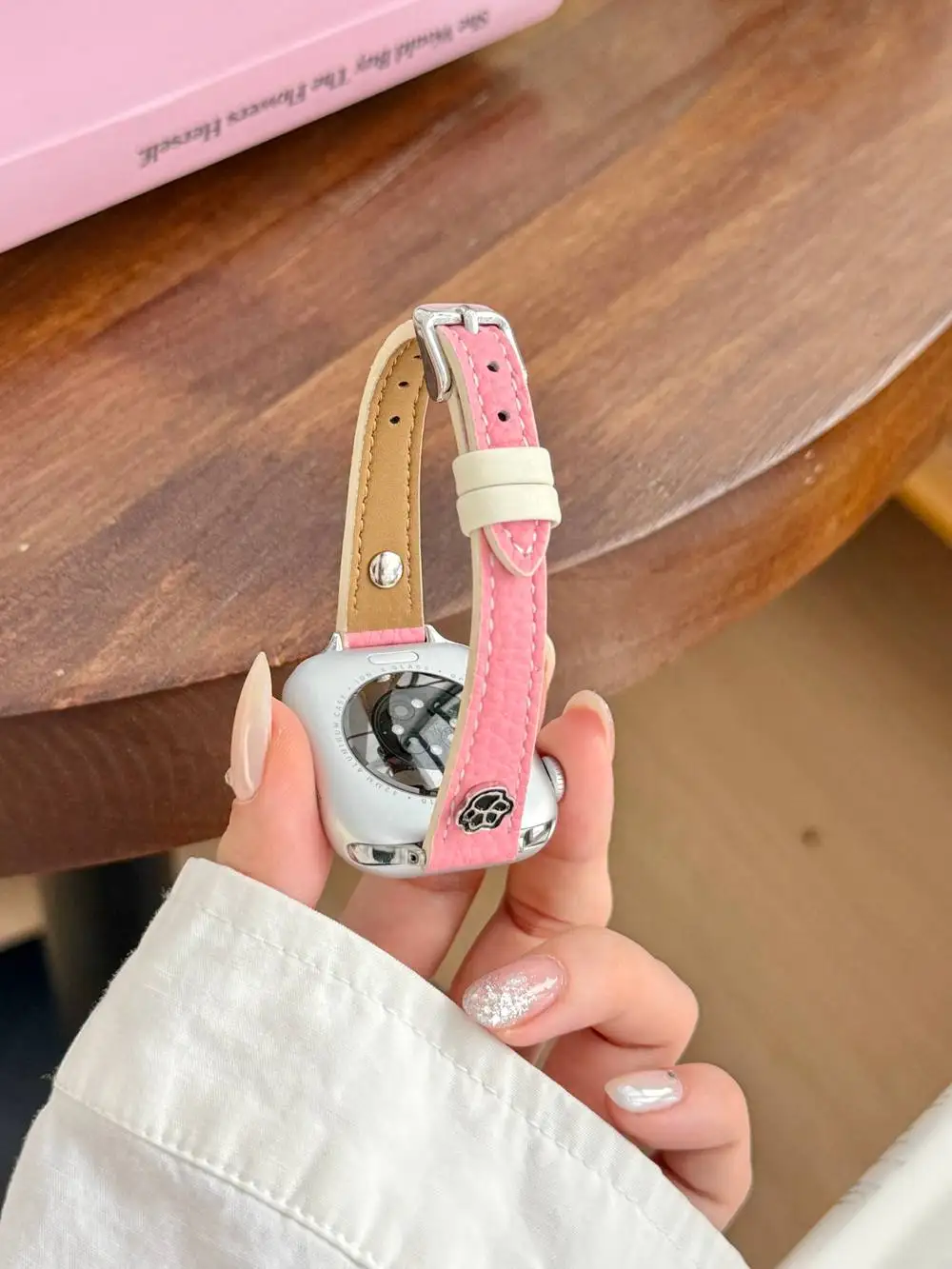 Fashion star leather loop For Apple Watch band Series 10/9/8/7/6/5 38mm 40mm 41mm 42mm 44mm 45mm 46mm 49mm Strap