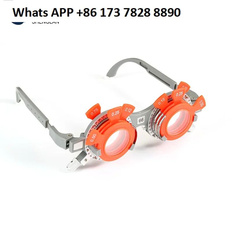 Optometrie-Rahmen zum Anprobieren, fester Pupillenabstand, temperaturverstellbarer, ultraleichter Rahmen