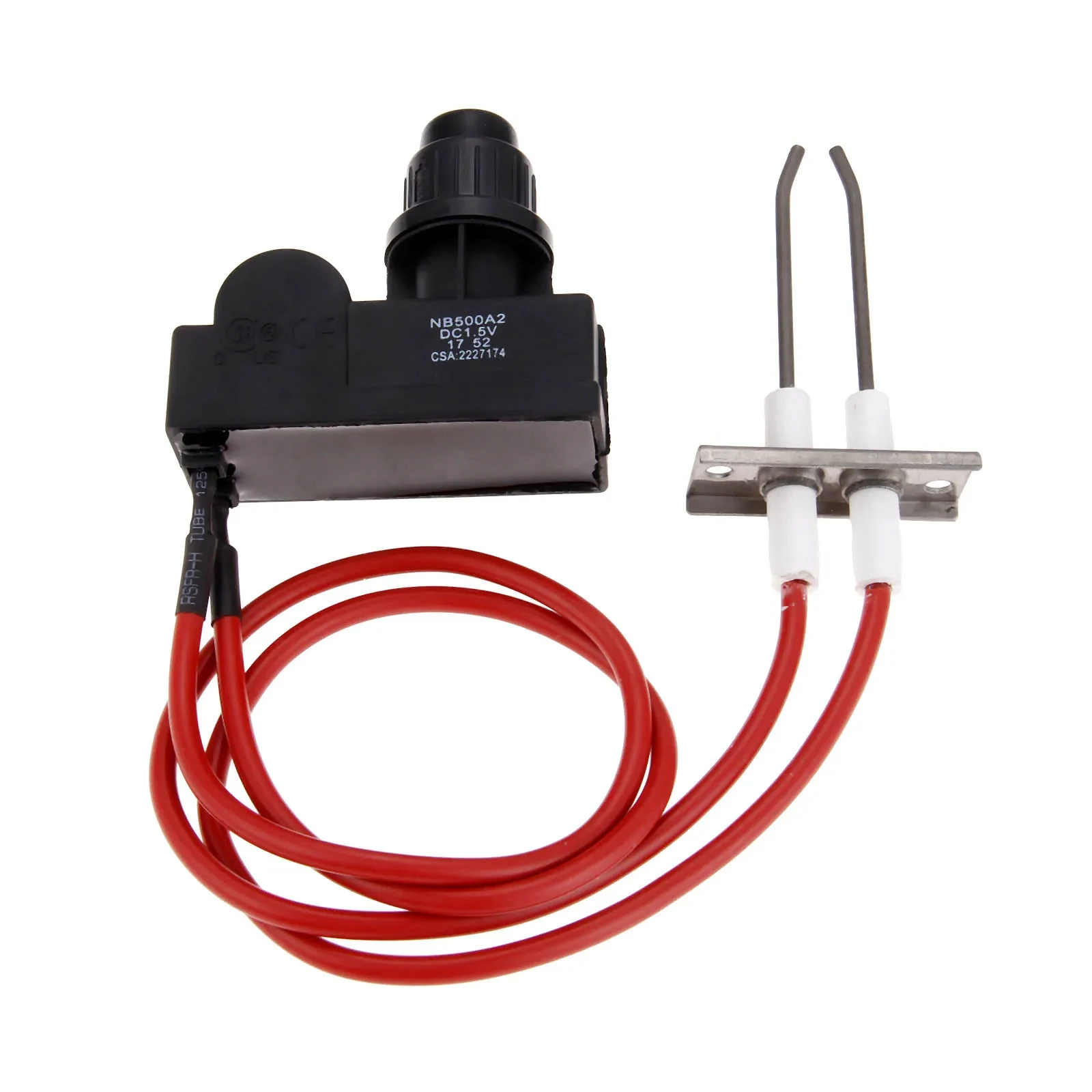 1kit Igniter with High Spark Plug Wire Length 450mm Each Double Ignition Sparks Fits for Grill/heater/water Heater/Burner Parts