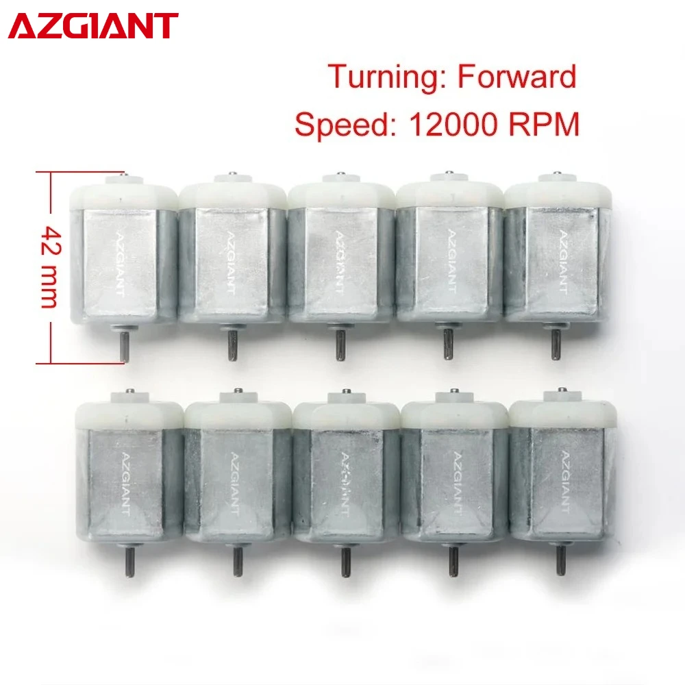 

10 шт. FC280 двигатель постоянного тока 12000 об/мин 42 мм DIY ремонт двигателя для замены автомобиля мощность OEM аксессуары прямого вращения игрушка высокое качество
