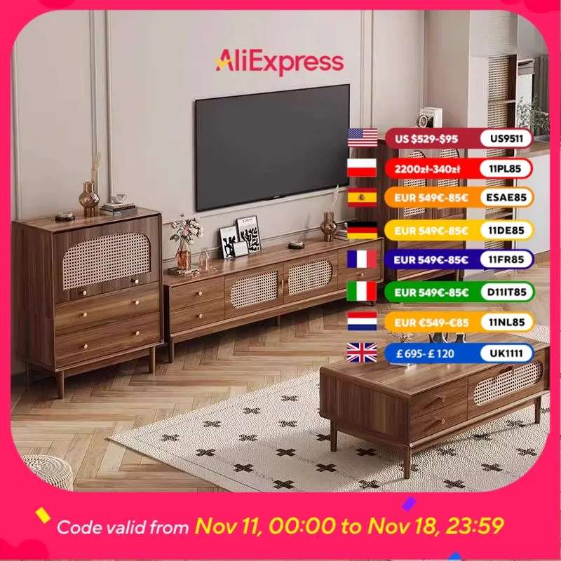 

Heavy Extended Tv Stand Brown Narrow Storage Minimalist Designer Tv Stand Living Room Nordic Szafka Pod Telewizor Furniture Home
