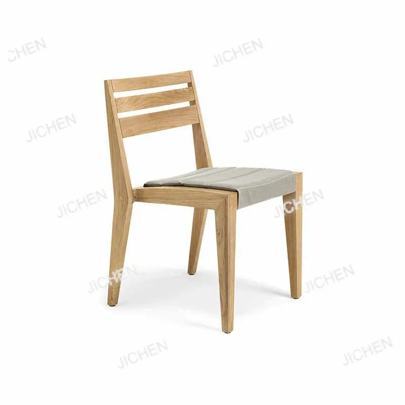 Mesas e cadeiras de teca ao ar livre pátio lazer ao ar livre villa jardim varanda ao ar livre combinação à prova dwaterproof água e protetor solar