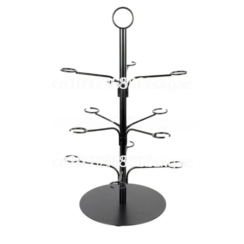 INTELLIGENT 3 Tier Wine Glass Holder Freestanding Tabletop Storage Rack Cocktail Glass Tree Display Stand