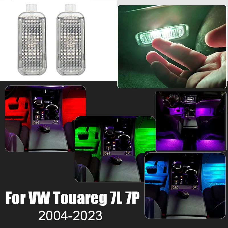 For Volkswagen VW Touareg 7L 7P 2004 2005 2006 2007 2008 2009 2010 - 2019 2020 2021 2022 2023 Car Footwell Light Accessories